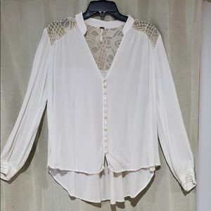 Lacey White Free People Top